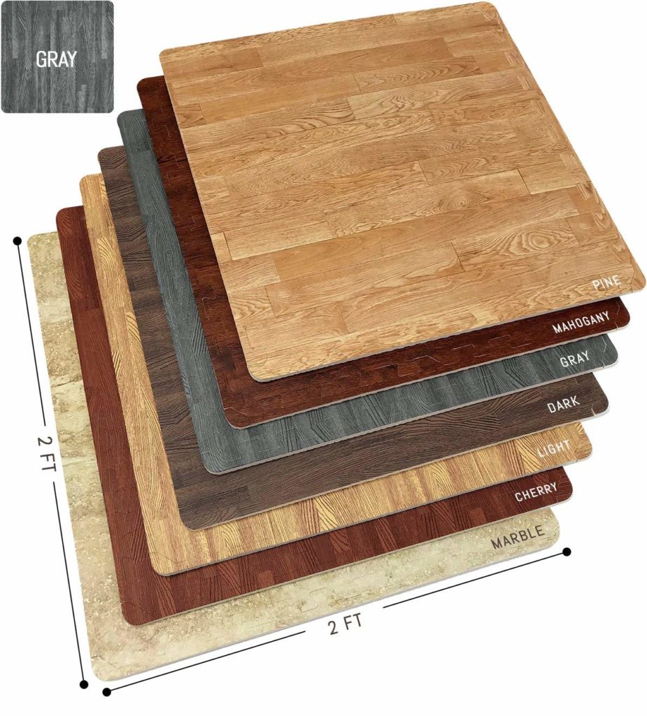 Wood Grain Floor Mats GYM READY EQUIPMENT