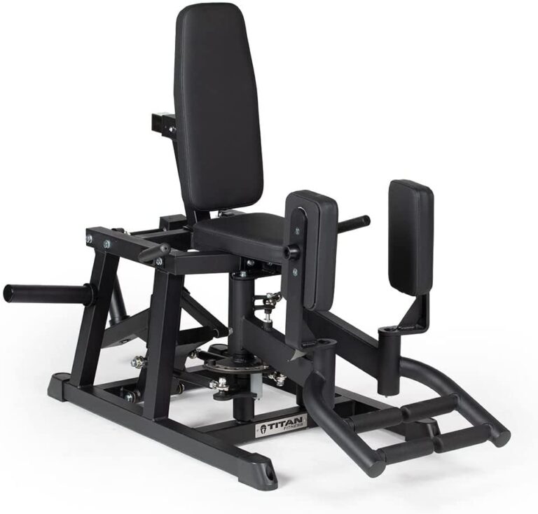 Titan Fitness Plate Loaded Hip Abductor And Adductor Exercise