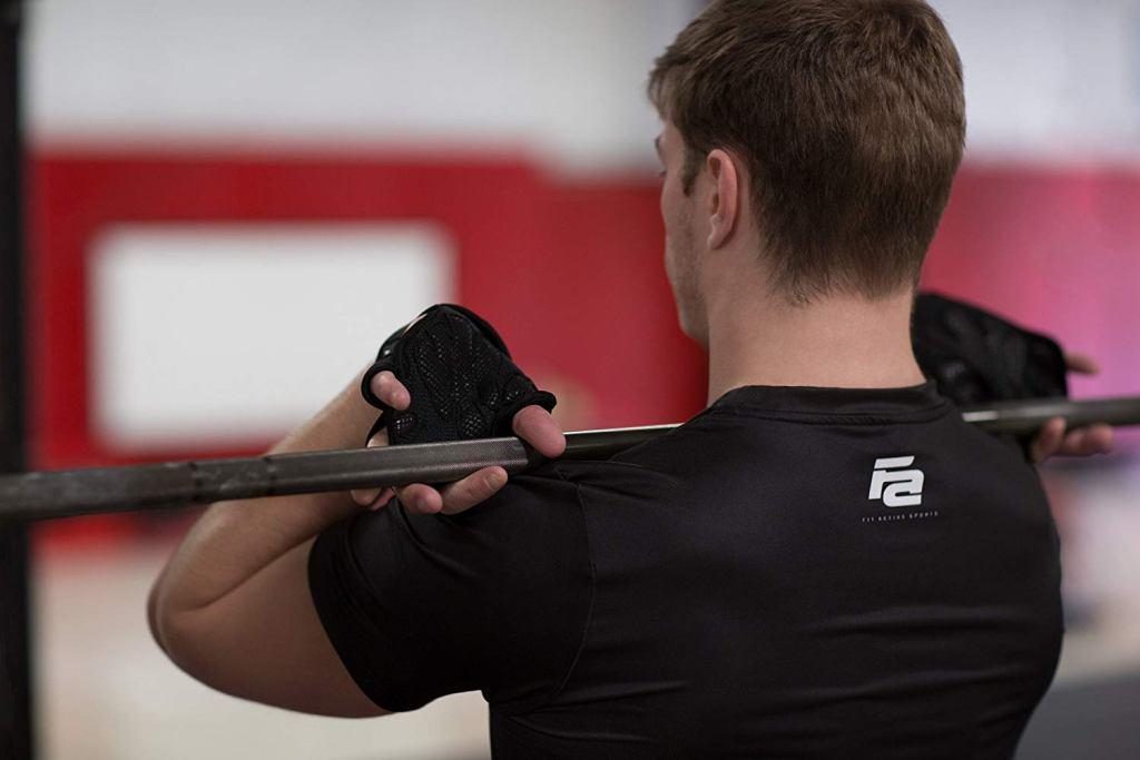 Ventilated Weight Lifting Gloves with Built-In Wrist Wraps