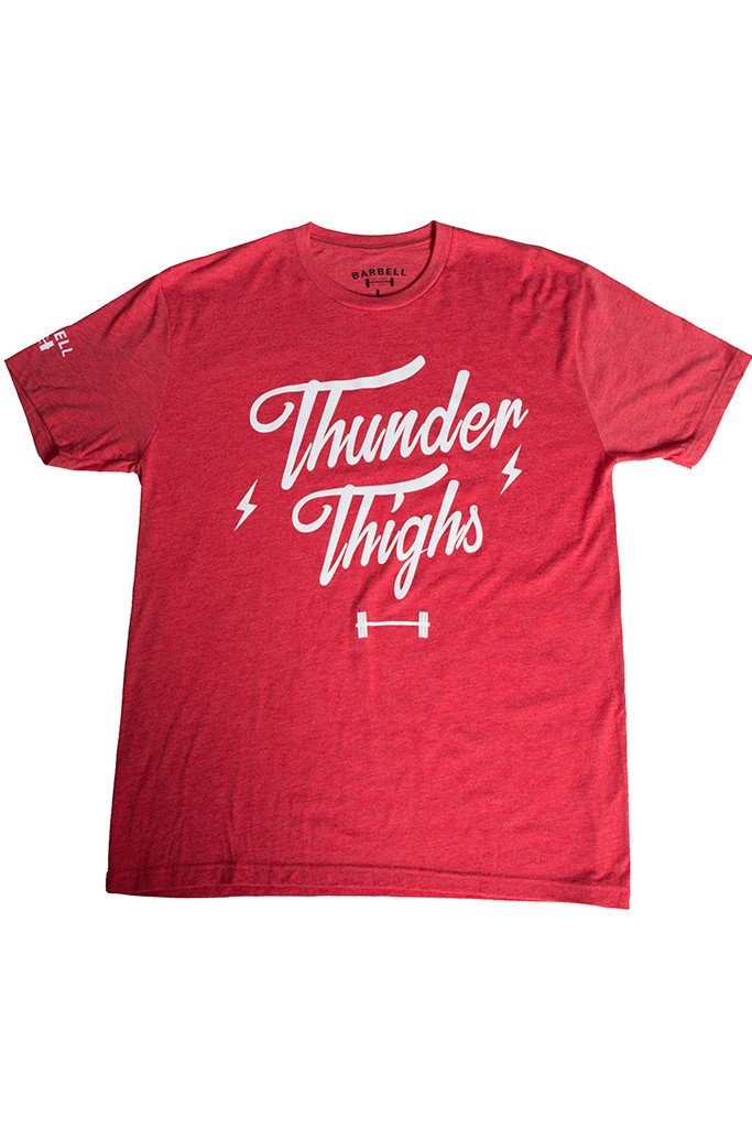 "Thunder Thighs" Shirt in Red