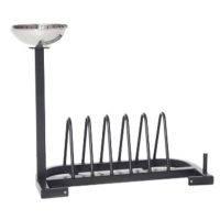 Pro Maxima PL505 Bumper Plate Storage w/ Chalk Holder Platform Attachment