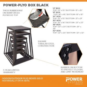 Power-Plyo Boxes Black