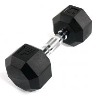 Rubber Octagonal Dumbbell