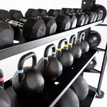 Rubber Octagonal Dumbbell