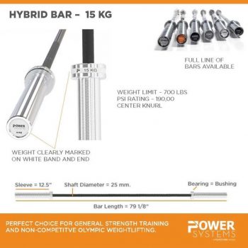 Women's 15KG Hybrid Bar