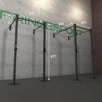 4ft Wide Wall Mount Garage Gym Rig (3"x3")