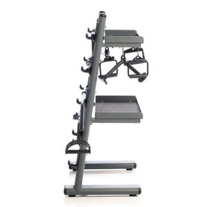 Black Chrome Cable Attachments Bar and Accessory Rack with Attach...