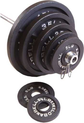 CAP Barbell 300-Pound Olympic Set (Includes 7 Ft Bar)