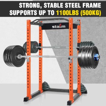 STOZM 3”x3” Multi-Functional Power Rack Supports 500kg (1100lbs) and LAT Pulldown Machine (Optional)