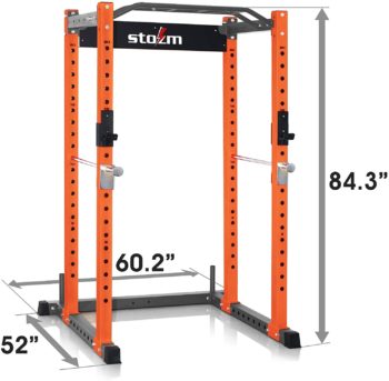 STOZM 3”x3” Multi-Functional Power Rack Supports 500kg (1100lbs) and LAT Pulldown Machine (Optional)