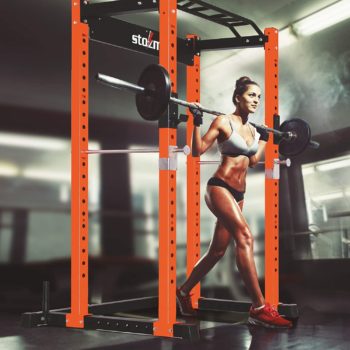 STOZM 3”x3” Multi-Functional Power Rack Supports 500kg (1100lbs) and LAT Pulldown Machine (Optional)