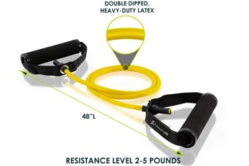 Tube Resistance Bands Set with Attached Handles