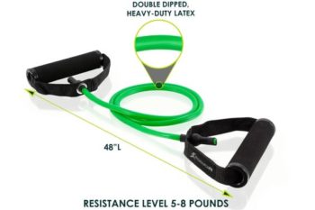 Tube Resistance Bands Set with Attached Handles