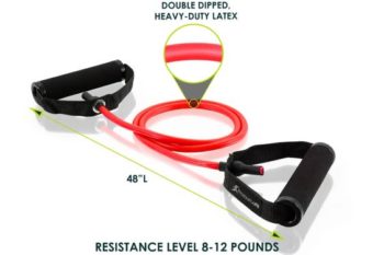 Tube Resistance Bands Set with Attached Handles