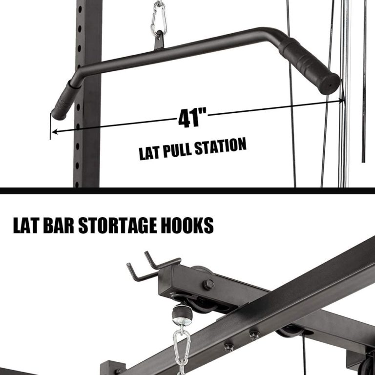 papababe Power Cage with LAT Pulldown - GYM READY EQUIPMENT