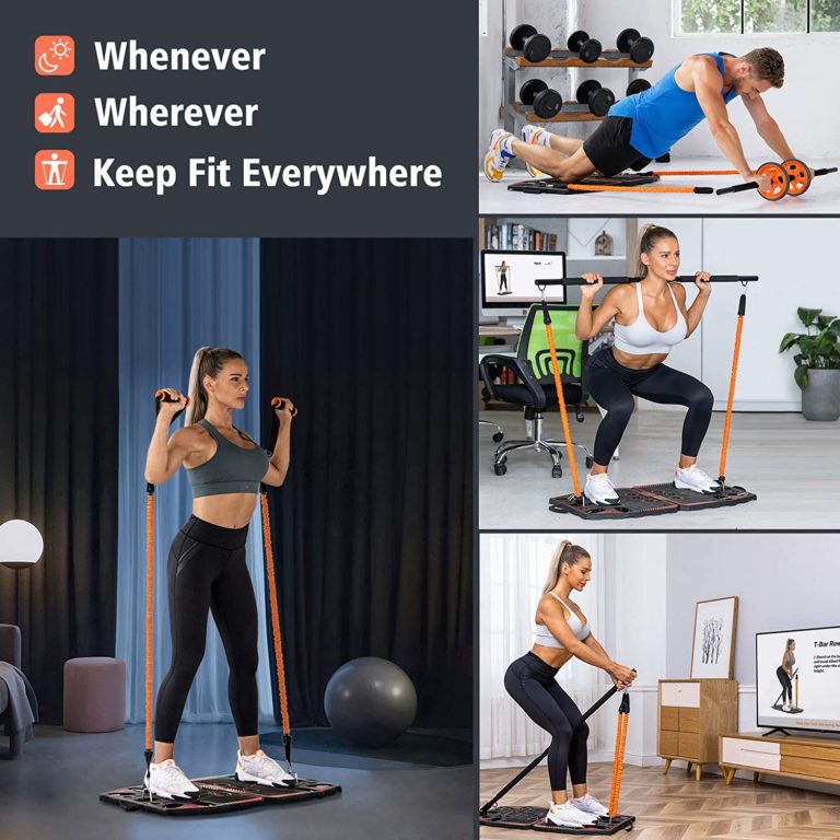 Gonex Portable Home Gym Workout Equipment With 10 Exercise