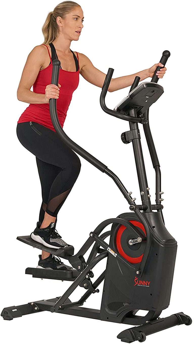 Sunny Health & Fitness Premium Cardio Climber Stepping Elliptical...