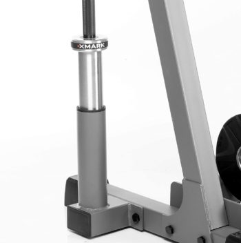 XMark All-in-One Dumbbell Rack, Plate Weight Storage and Dual Vertical Bar Holder, Patented Design