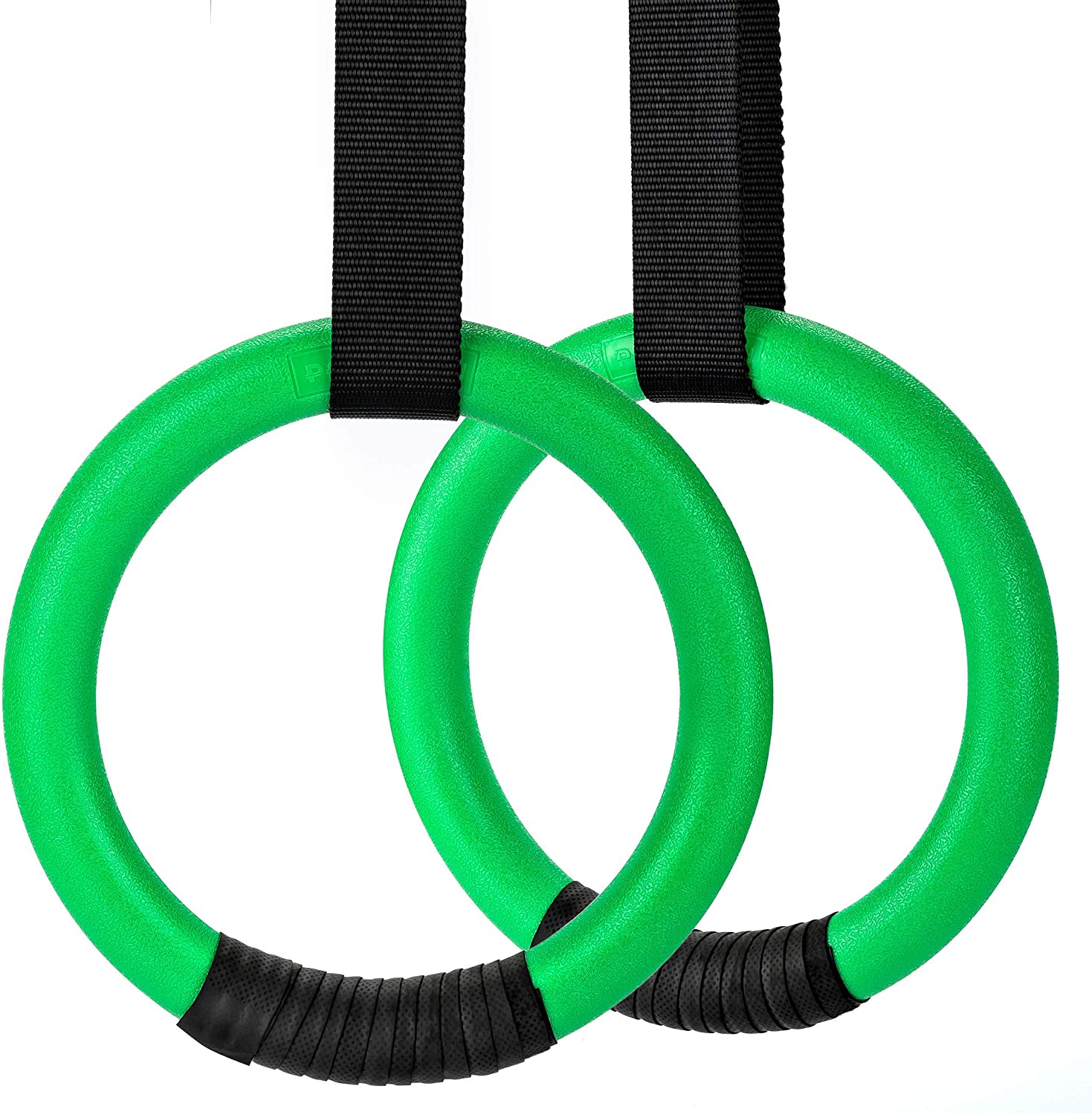 PACEARTH Gymnastic Rings 1100lbs Capacity with 14.76ft Adjustable...