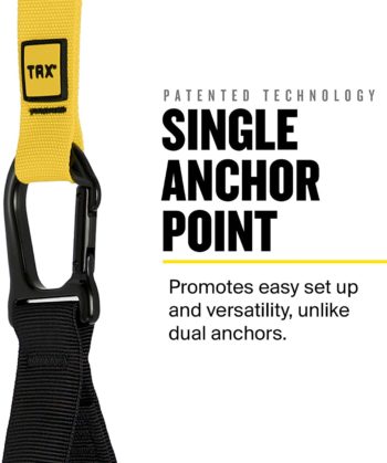 TRX GO Suspension Trainer System: Lightweight & Portable| Full Body Workouts, All Levels & All Goals| Includes Get Started Poster, 2 Workout Guides & Indoor/Outdoor Anchors