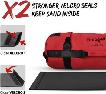 Yes4All Sandbags - Heavy Duty Sandbags for Fitness, Conditioning, Crossfit - Multiple Colors & Sizes