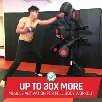 BAS UFC Body Action System - Fully Adjustable Punching & Kicking Pads - Martial Arts Training: MMA, Boxing, Karate, Muay Thai & More!