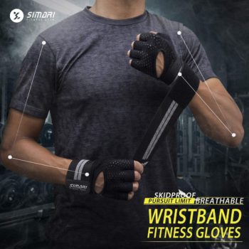 SIMARI Workout Gloves Mens and Women Weight Lifting Gloves with Wrist Support for Gym Training, Full Palm Protection for Fitness, Weightlifting, Exercise, Hanging, Pull ups