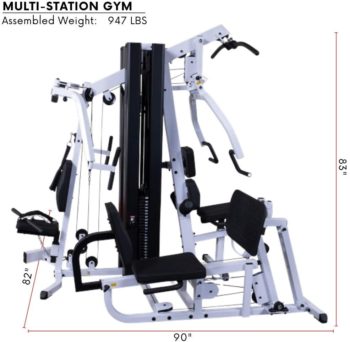 Body-Solid EXM3000LPS Multi-Station Selectorized Gym for Light Commercial and Home Gym