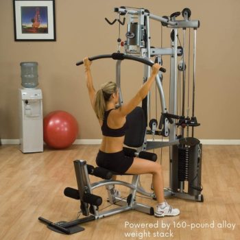 Body-Solid Powerline P2LPX Home Gym Equipment with Leg Press, Grey/Black