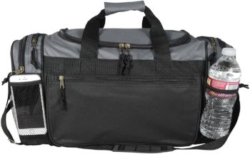 DALIX 20" Sports Duffle Bag w Mesh and Valuables Pockets Travel Gym