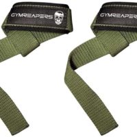 Gymreapers Lifting Wrist Straps for Weightlifting, Bodybuilding, Powerlifting, Strength Training, Deadlifts - Padded Neoprene with 18 inch Cotton