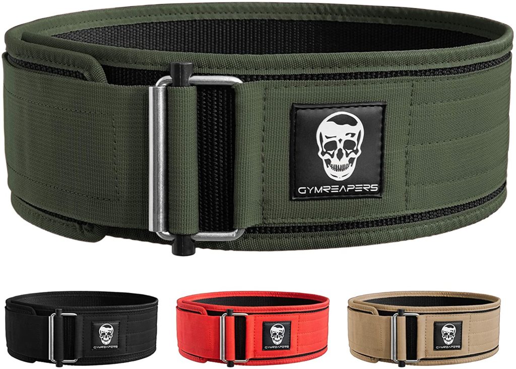 Gymreapers Quick Locking Weightlifting Belt for Bodybuilding...