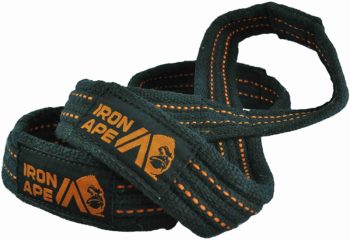 IRON APE Figure 8 Straps for Deadlift, Weight Lifting, Shrugs, and Weightlifting. Heavy Duty Cotton, 4 Sizes