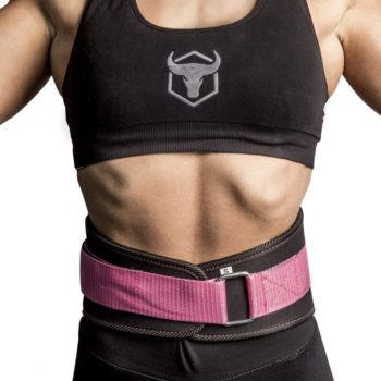 Iron Bull Strength Women Weight Lifting Belt - High Performance Neoprene Back Support - Light Weight & Heavy Duty Core Support for Weightlifting and Fitness