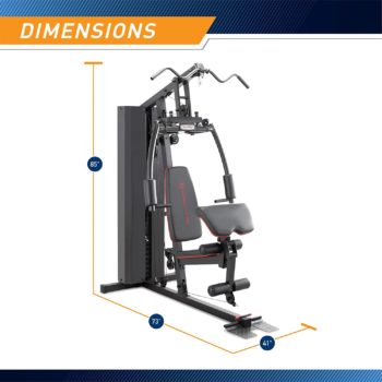 Marcy Stack Dual Function Home Gym – 200 lb. Stack MKM-81010