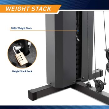 Marcy Stack Dual Function Home Gym – 200 lb. Stack MKM-81010