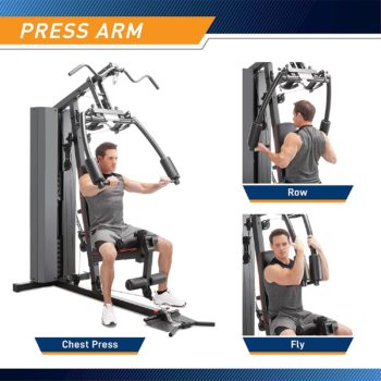 Marcy Stack Dual Function Home Gym – 200 lb. Stack MKM-81010