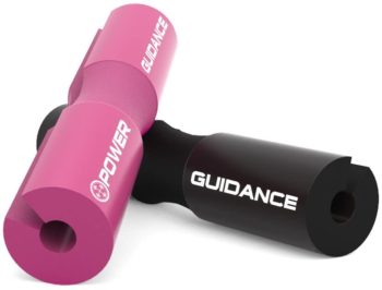 POWER GUIDANCE Barbell Squat Pad - Neck & Shoulder Protective Pad - Great for Squats, Lunges, Hip Thrusts, Weight Lifting & More - Fit Standard and Olympic Bars Perfectly