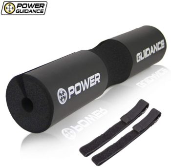 POWER GUIDANCE Barbell Squat Pad - Neck & Shoulder Protective Pad - Great for Squats, Lunges, Hip Thrusts, Weight Lifting & More - Fit Standard and Olympic Bars Perfectly