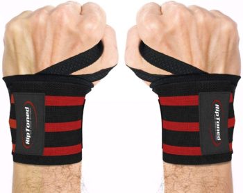 Rip Toned Wrist Wraps - 18" Professional Grade with Thumb Loops - Wrist Support Braces - Men & Women - Weight Lifting, Crossfit, Powerlifting, Strength Training