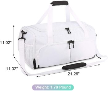 Sucipi Travel Duffel Bag for Men and Women Small Gym Bags with Shoe Compartment and Wet Pocket Lightweight Weekend Bag Water Resistant