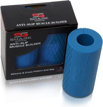 Thick Bar Grips XT Turns Barbell, Dumbbell, and Kettlebell Into Grips for Fat Bar Training For Muscle Growth. Strengthen Forearm/Bicep/Tricep/Chest. Crossfit/Weight Training/Bodybuilding/Strongman/WOD