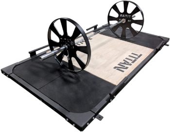 Titan Fitness Wagon Wheel Pulling Blocks 26" 45 lb. Set of 2