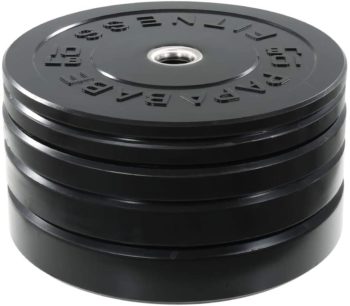 papababe Bumper Plates 2 inch Bumpers Olympic Weight Plate with Steel Insert Bumper Weights Set Free Weight Plates