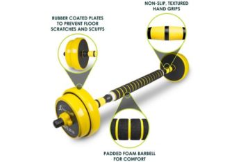 Adjustable Dumbbell and Barbell Set 33 LB