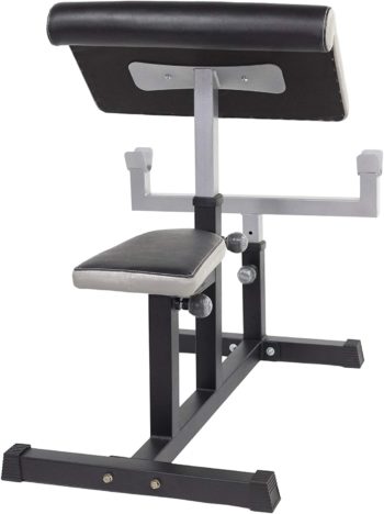 StrengthTech Fitness USA Made Adjustable Arm Preacher Curl Weight Bench | Fitness Gym Quality | Powder Coated Steel