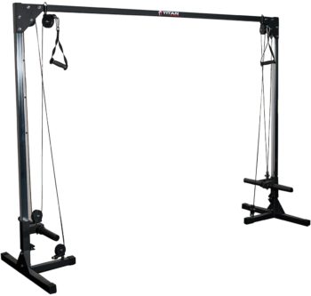 Titan Fitness Cable Crossover Machine for Weight Lifting and Bodybuilding