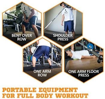 EVERSTRONG T Bar Row Olympic Bars - Gym Equipment for Landmine Attachment - Heavy Duty Steel Landmine base for Home Fitness Workouts - T-Bar Row for Two Inches Olympic Bar