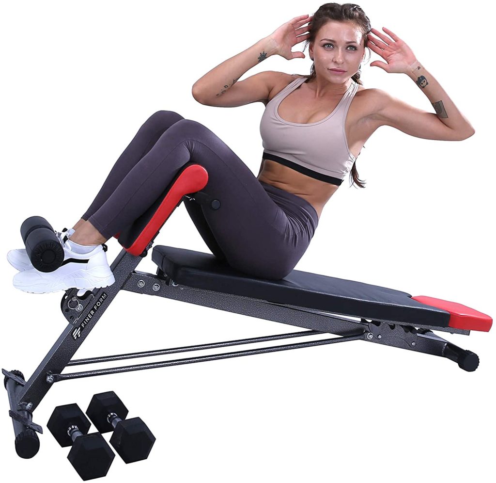 FINER FORM Multi-Functional Weight Bench for Full All-in-One Body...