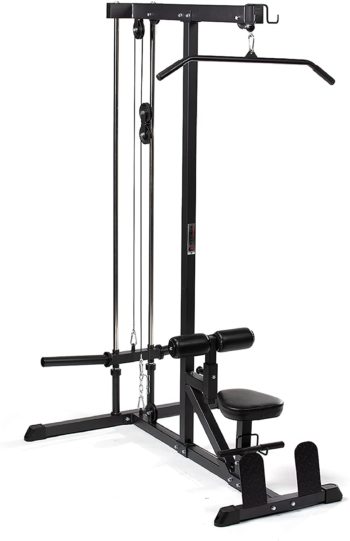 Titan Fitness Plate Loaded LAT Tower v2, Space Saving, Back, Shoulder